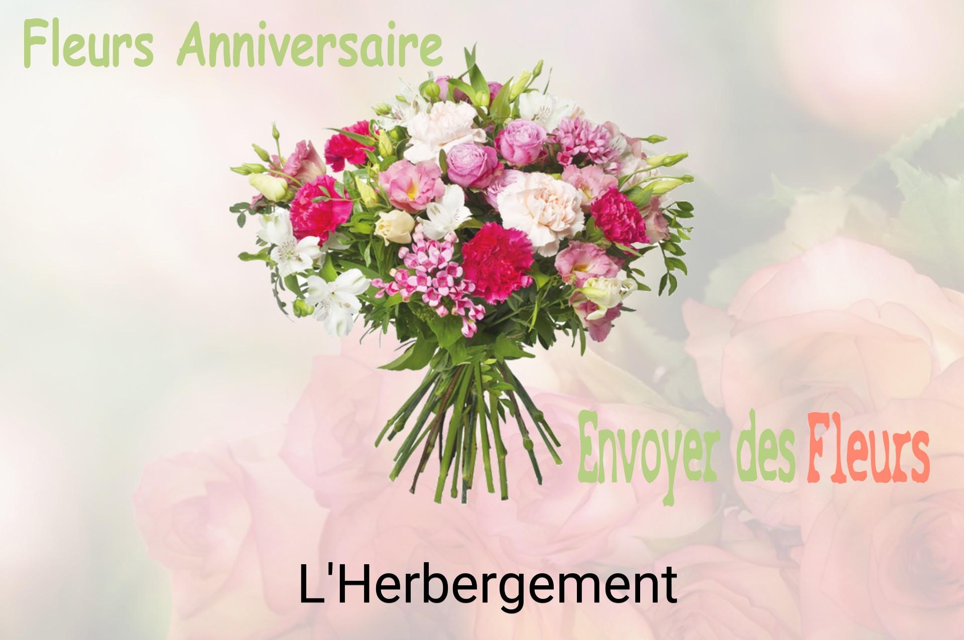 Bouquet de fleurs d’anniversaire livré à L'Herbergement